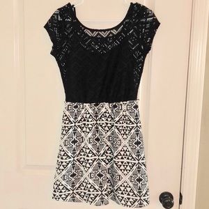 Girls lace top dress